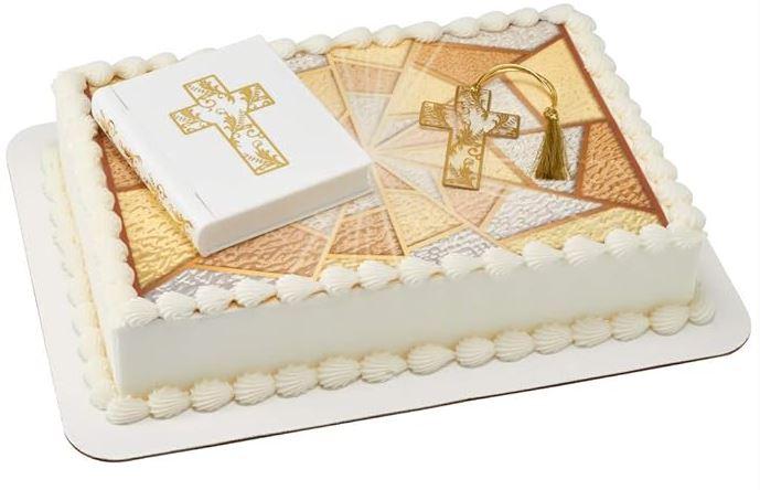 Cakes with Bible Verses and Crucifix